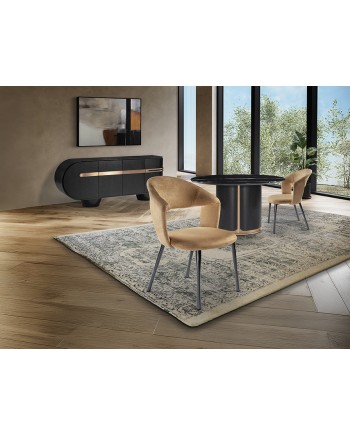 WILLY- SILLA - CAMEL/NEGRO